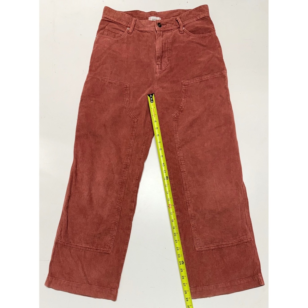 BDG Urban Outfitters Corduroy Double‎ Knee Carpenter Pants Rust Red Mens 30